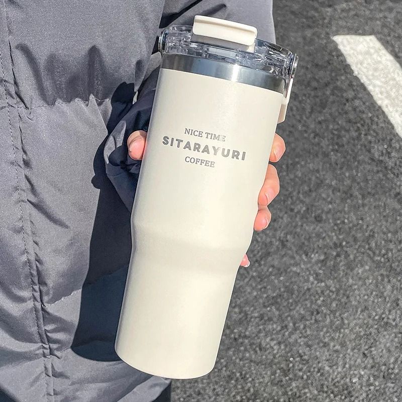 3043oz Large Capacity Insulation Cup HighPerformance Travel Coffee Tumbler With Straw 8