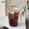 Creative WaveShape Glass Tumbler HighPerformance Transparent Ripple Mug For Iced Coffee Tea 7