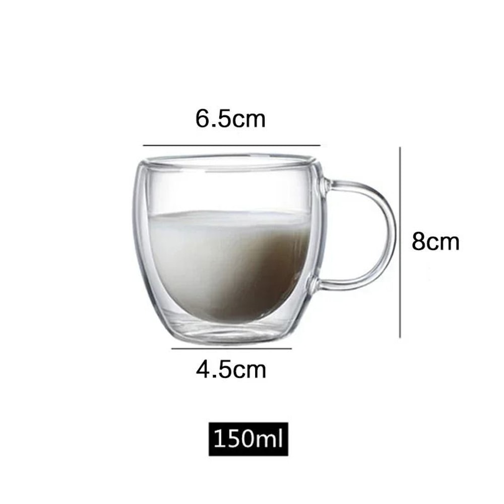 DoubleWall Glass Thermal Mug HighPerformance HeatResistant Tumbler For Coffee Tea Cocktails 7