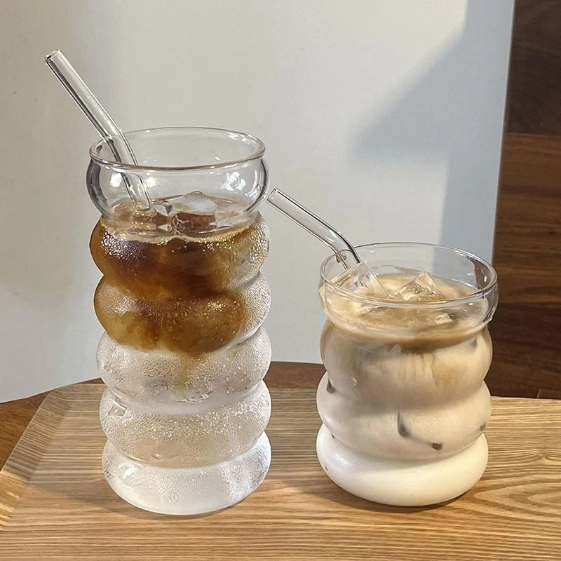 INS Ripple Glass Tumbler HighPerformance HeatResistant Drinking Glasses For Coffee Cocktails 16