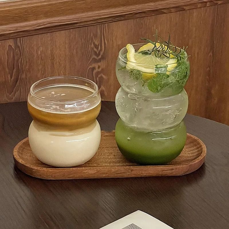 INS Ripple Glass Tumbler HighPerformance HeatResistant Drinking Glasses For Coffee Cocktails 20