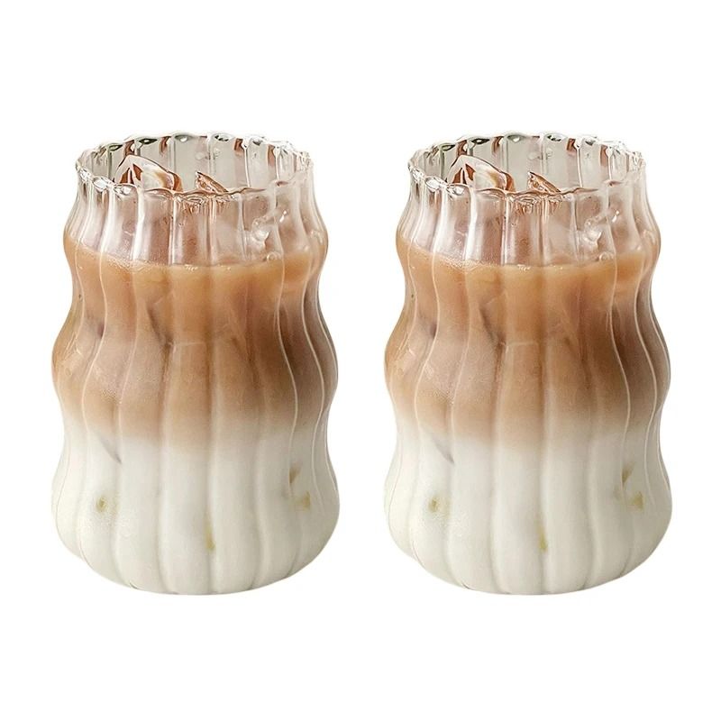 INS Ripple Glass Tumbler HighPerformance HeatResistant Drinking Glasses For Coffee Cocktails 21