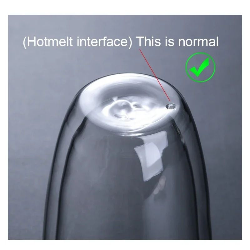 DoubleWall Insulated Glass Mug HighPerformance HeatResistant Tumbler For Coffee Whiskey Cocktails 5