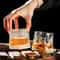 Creative Spinning Whiskey Tumbler HighPerformance Durable Glassware For Cocktails Brandy 2