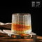 Creative Spinning Whiskey Tumbler HighPerformance Durable Glassware For Cocktails Brandy 7