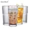 KEMORELA Ribbed Glass Tumbler HighPerformance 590ML Large Capacity Drinking Glasses For Iced Coffe 0