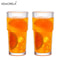 KEMORELA Ribbed Glass Tumbler HighPerformance 590ML Large Capacity Drinking Glasses For Iced Coffe 6