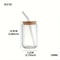 500ml Cherry Bow Glass Tumbler HighPerformance Mason Jar Shaped Drinking Cup With Ribbed Precision 5