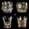 Gold Line Crystal Whiskey Tumblers HighPerformance Luxury Barware For Spirits Cocktails 2