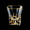 Gold Line Crystal Whiskey Tumblers HighPerformance Luxury Barware For Spirits Cocktails 6
