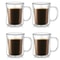 HeatResistant DoubleWall Glass Coffee Cup Set HighPerformance Thermal Beer Tumbler Transparent Dr 8