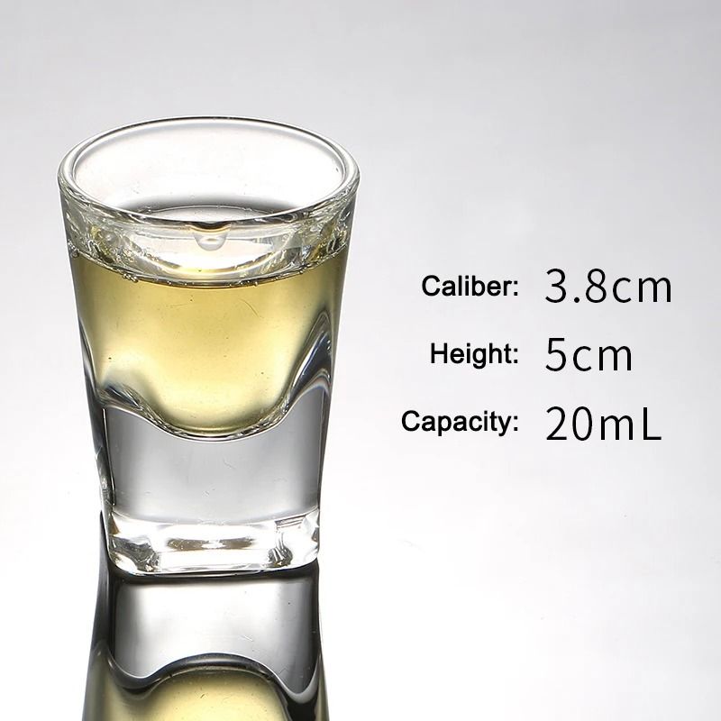 Chinese Style Shot Glass Tumbler HighPerformance Cordial Glass For Vodka Tequila Espresso 10