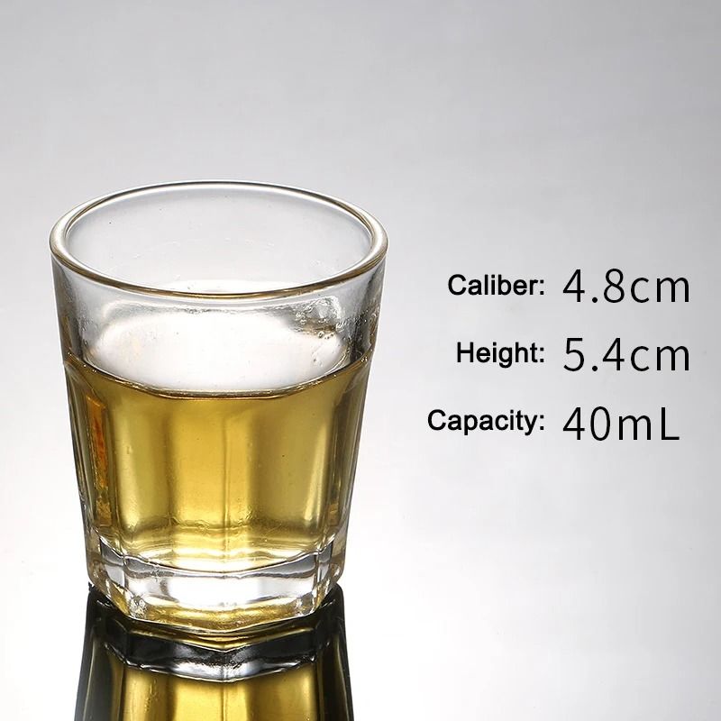 Chinese Style Shot Glass Tumbler HighPerformance Cordial Glass For Vodka Tequila Espresso 12