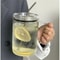 1L HighCapacity Glass Tumbler HighPerformance HeatResistant Drinking Mug With Lid Straw 6
