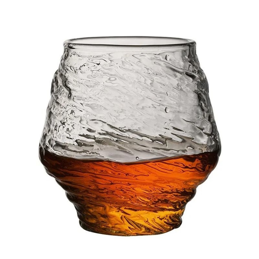 Japanese Retro Hazy Hammer Whiskey Tumbler HighPerformance 380ml Drinkware For Cognac Brandy 5