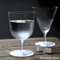 japanese-style medieval whisky tumbler – high-performance frosted creative cocktail glass