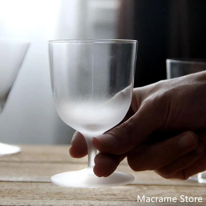 JapaneseStyle Medieval Whisky Tumbler HighPerformance Frosted Creative Cocktail Glass 6