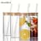Premium Borosilicate Glass Tumbler Set HighPerformance 600ML Tall Iced Coffee Cups With Bamboo Lid 7