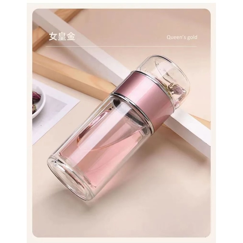 390ML DoubleLayer Borosilicate Tea Infuser HighPerformance Thermal Tumbler With Precision Filter 8