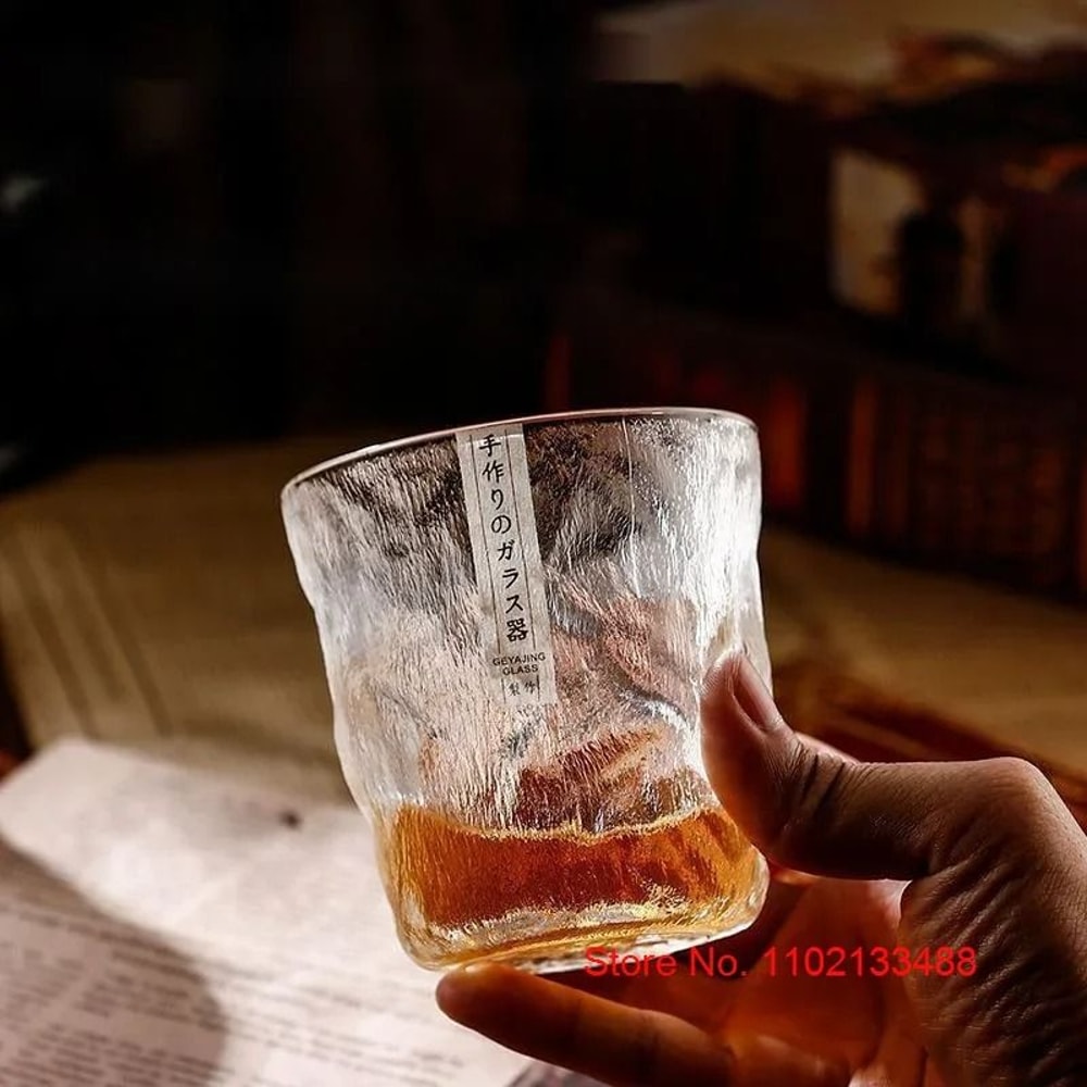 Glacier Crystal Whiskey Glass HighPerformance OldFashioned Rock Tumbler With Retro Chivas Architec 3