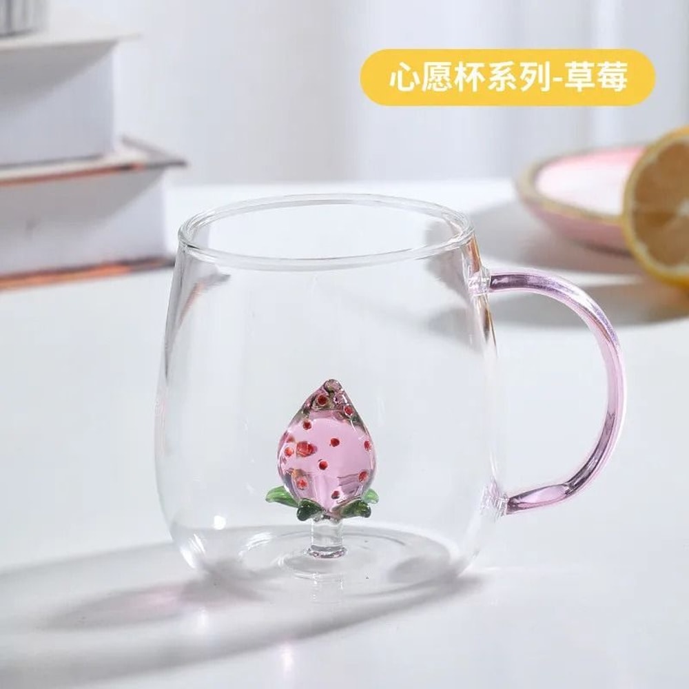 Creative 3D Cartoon Animal Glass Mug HighPerformance Thermal Coffee Milk Tea Breakfast Cup 9