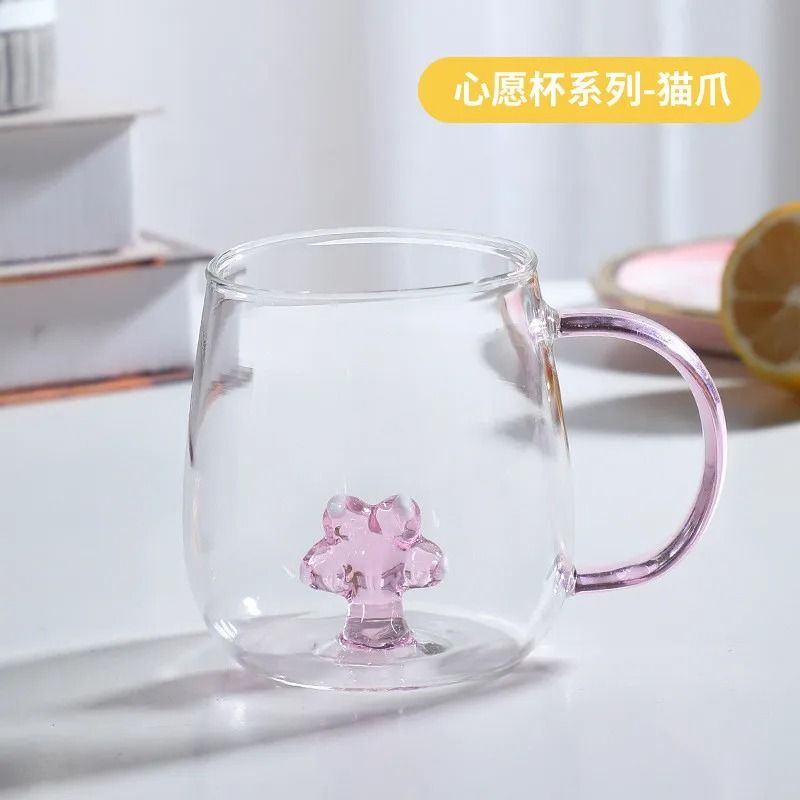 Creative 3D Cartoon Animal Glass Mug HighPerformance Thermal Coffee Milk Tea Breakfast Cup 16