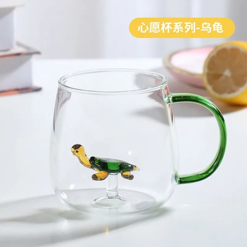 Creative 3D Cartoon Animal Glass Mug HighPerformance Thermal Coffee Milk Tea Breakfast Cup 18