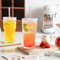 Floral Glass Tumbler HighPerformance 600ML Drinking Cup With Lid Straw 1