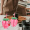 Hawaii Strawberry Glassware Set HighPerformance 4Piece Drinking Tumbler For Juice Cold Beverages 4
