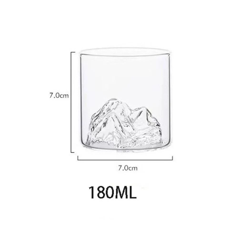 Japanese Mountain View Whiskey Glass HighPerformance 180ml HeatResistant Borosilicate Spirits Tumb 4