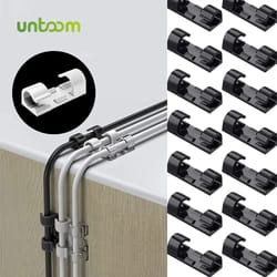 untoom desktop cable organizer clips – high-performance usb management & wire winder for pc and cellphone charging lines