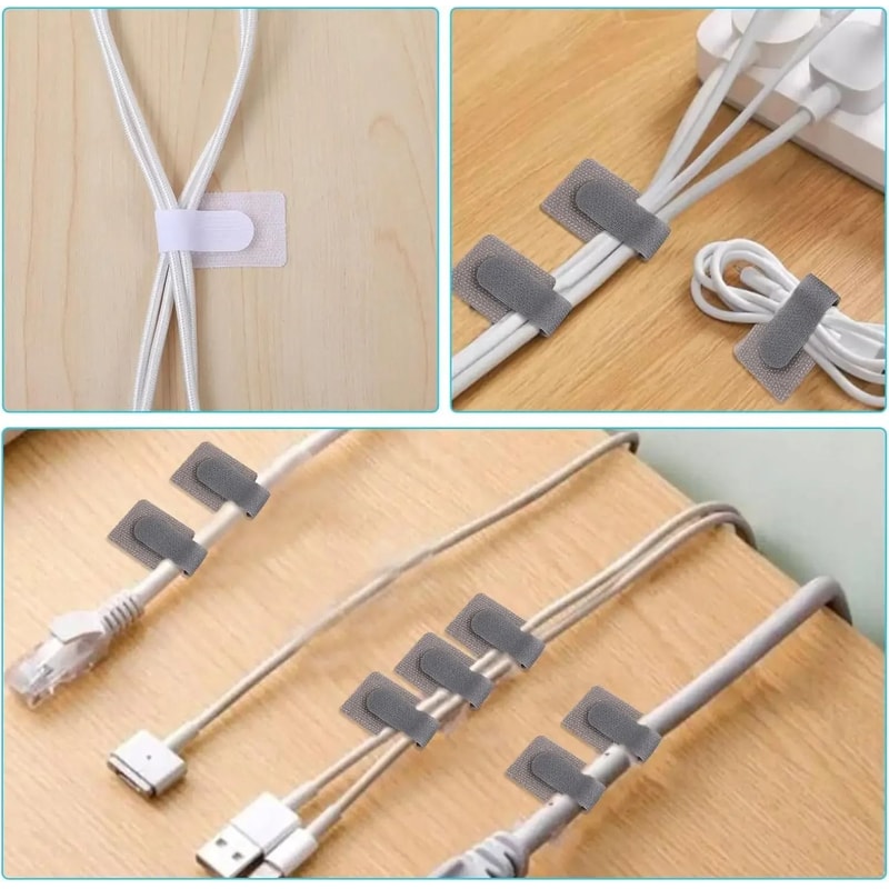 ProSeries Reusable Nylon Cable Ties HighPerformance Releasable Wire Management Modular Loop Hoop 5