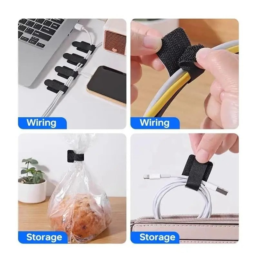 ProSeries Reusable Cable Ties HighPerformance SelfAdhesive Fastening Straps For Elite Desk Managem 5