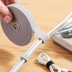 pro-series cable management tape – 1m/3m/5m high-performance wire winder & universal cord protector