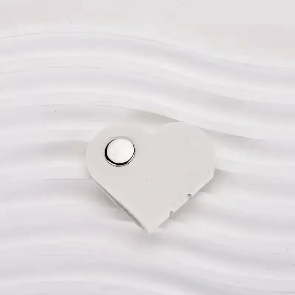 HeartShaped PU Leather Cable Organizer HighPerformance Multifunctional Data Storage Headphone Win 9