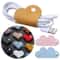 HeartShaped PU Leather Cable Organizer HighPerformance Multifunctional Data Storage Headphone Win 3