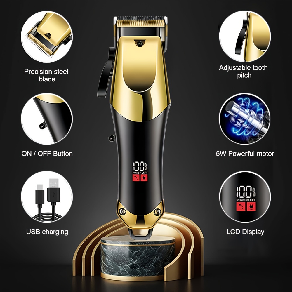 Professional Hair Clippers Set For Men Home Haircuts Fades Beard TouchUps 2