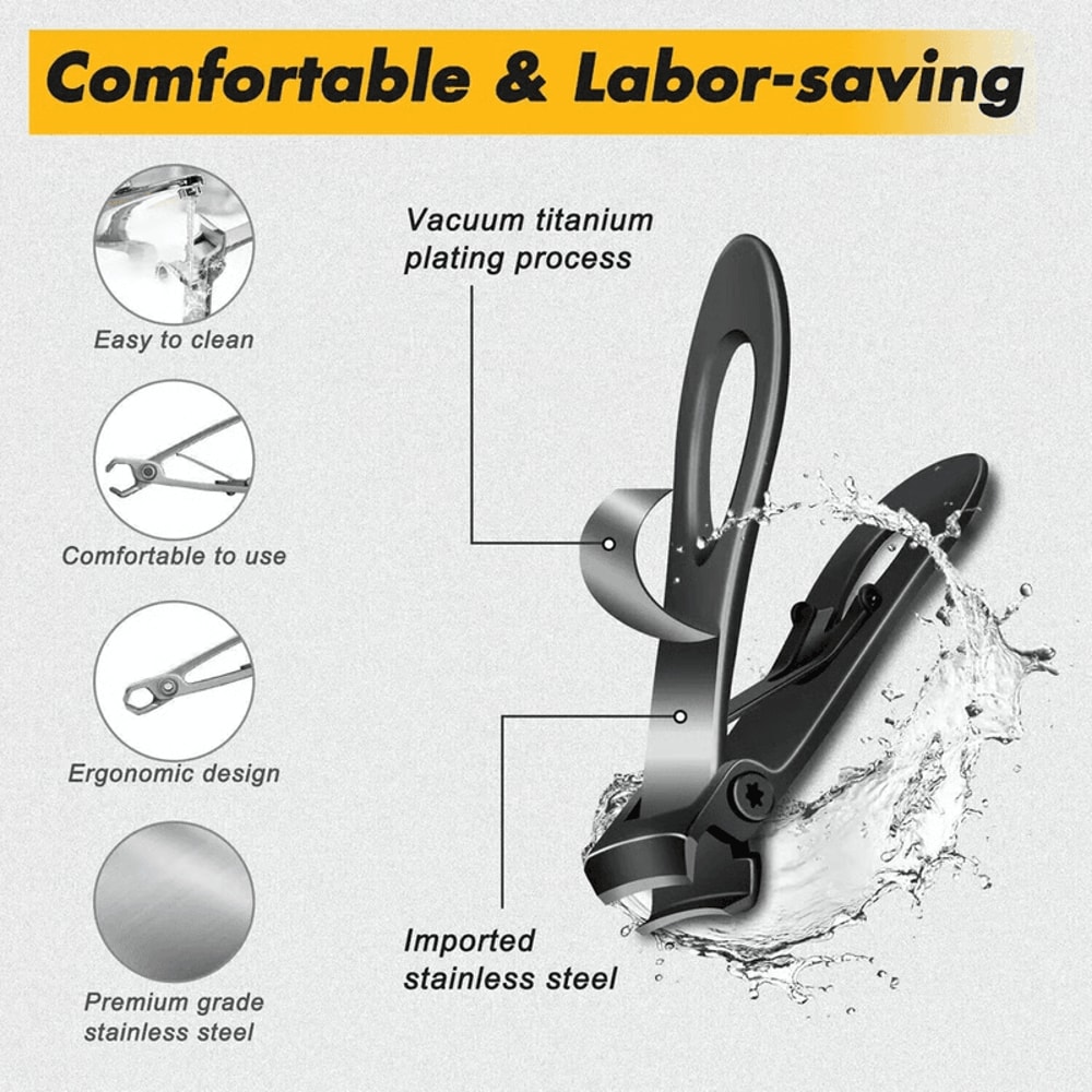 Extra Large Toenail Clippers For Thick Nails Easy Control Clean Cuts At Home 8