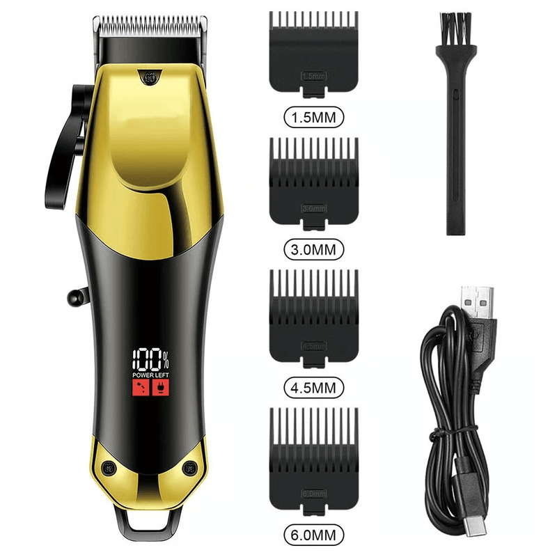 Professional Hair Clippers Set For Men Home Haircuts Fades Beard TouchUps 0