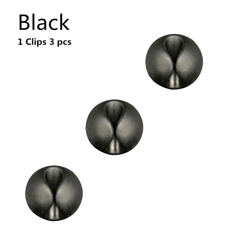 Silicone USB Cable Organizer Clips HighPerformance Round Charger Cord Winder Desk Tidy Adhesive H 9