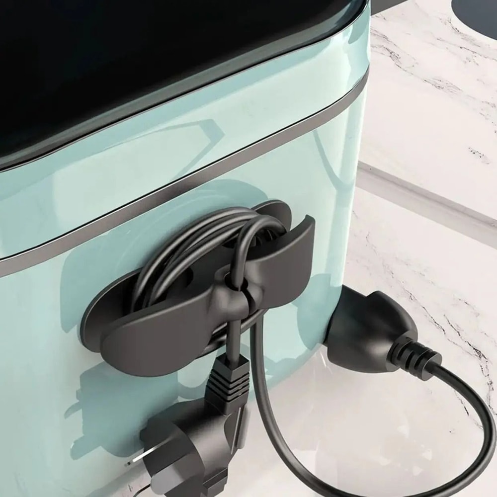 Appliance Cord Organizer Wall Sticker HighPerformance Winding Holder Adhesive Cable Clip Set 0