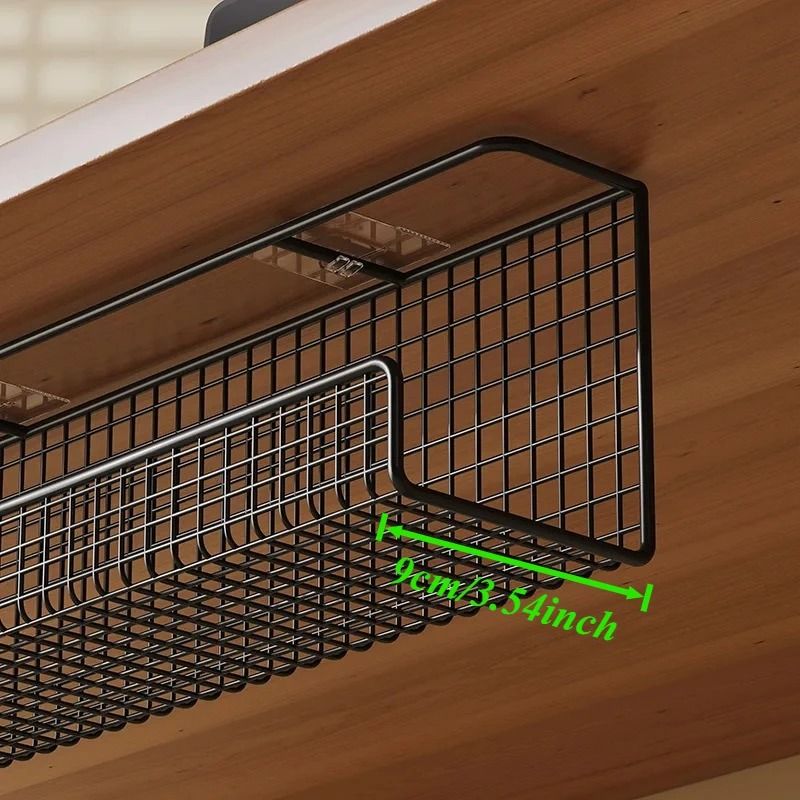 UnderDesk Cable Management Tray HighPerformance NoDrill Wire Socket Power Cable Storage Organizer 2