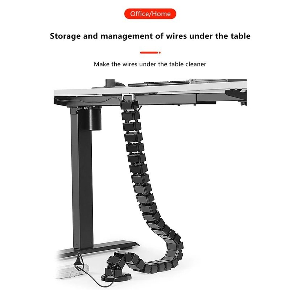 78cm Workplace Cable Spinal Cord HighPerformance UnderDesk Snake Wire Defense Pipe 1