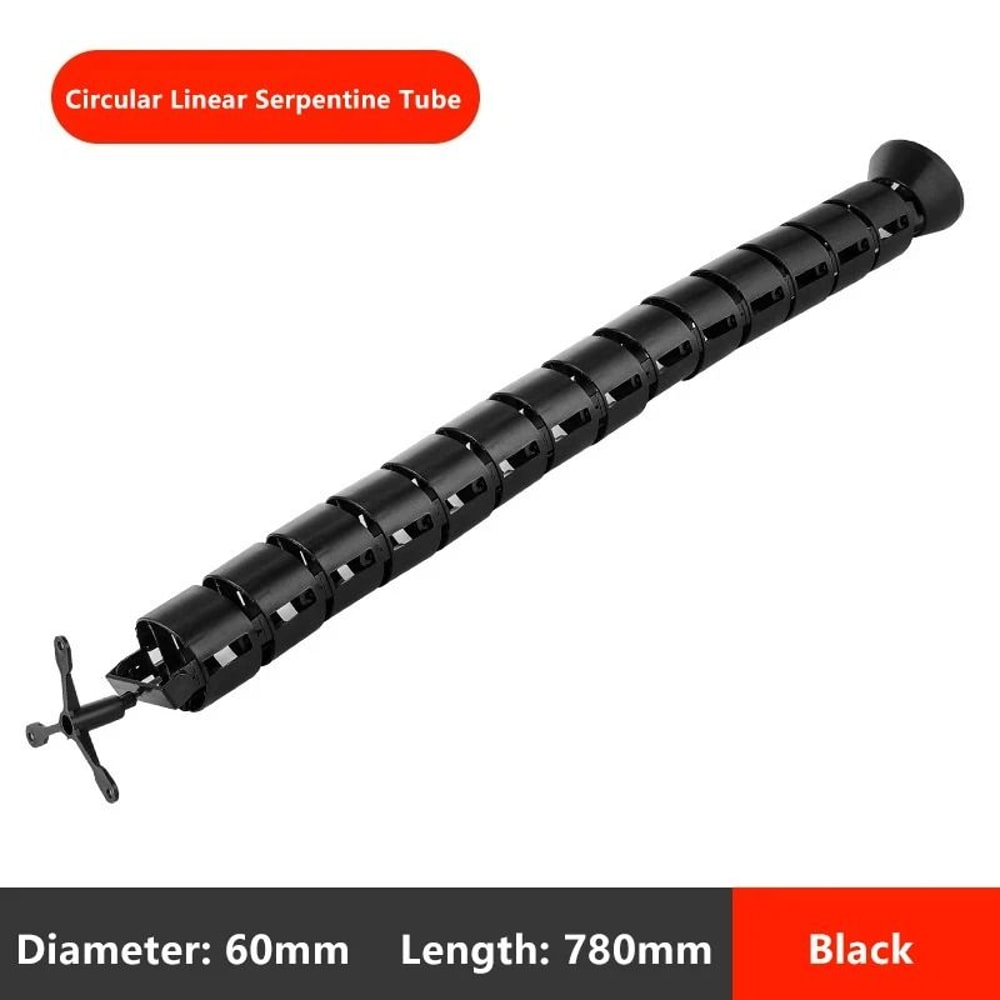 78cm Workplace Cable Spinal Cord HighPerformance UnderDesk Snake Wire Defense Pipe 6