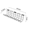 UnderDesk Wire Management Shelf HighPerformance Cable Management Tray HeavyDuty Cord Organizer Ra 9