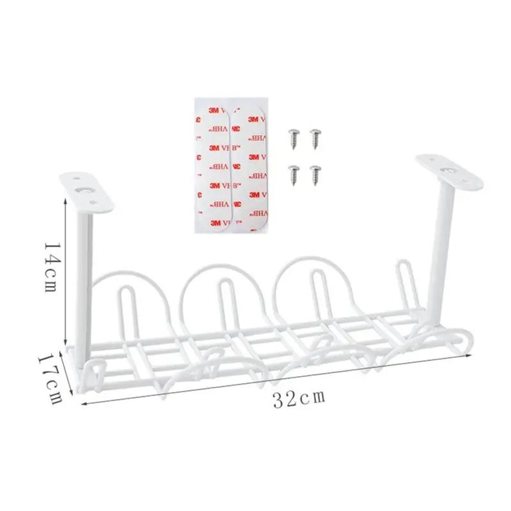 UnderDesk Wire Management Shelf HighPerformance Cable Management Tray HeavyDuty Cord Organizer Ra 11