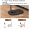 Adjustable CShaped Laptop Table With Rotating Top For Sofa Bed And Home Office 9