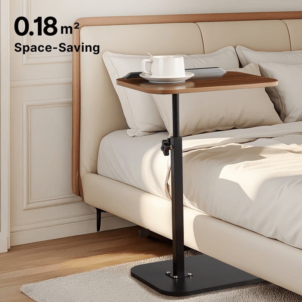 Adjustable CShaped Laptop Table With Rotating Top For Sofa Bed And Home Office 1