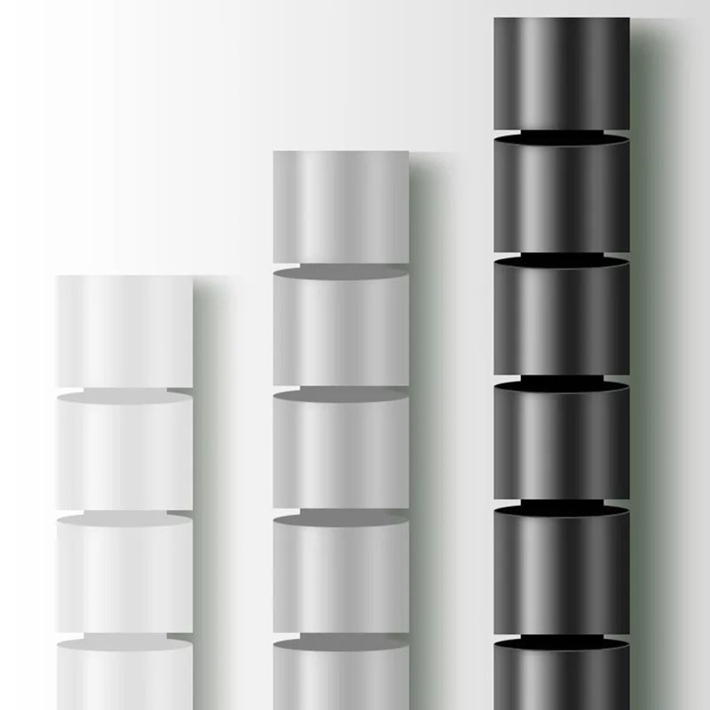 Spiral Cable Cover Protector HighPerformance 2M Desk Organizer Flexible Computer Cord Bite Tube 4