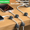 Rocoren Magnetic Cable Organizer HighPerformance Adjustable Cord Holder Stable UnderDesk Wire Kee 2